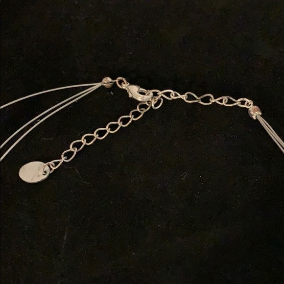 Multi Strand Wire Bead & Faux Pearls w/Clear Beads - Picture 5 of 5